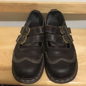 Dr. Marten Cate Buckle Shoe